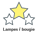 Lampes ŕ bougie