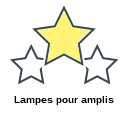 Lampes pour amplis