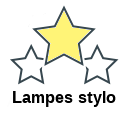 Lampes stylo