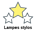 Lampes stylos