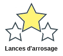 Lances d'arrosage