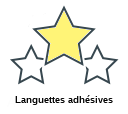 Languettes adhésives