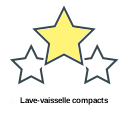 Lave-vaisselle compacts