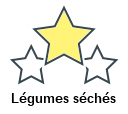 Légumes séchés