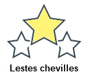 Lestes chevilles