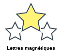 Lettres magnétiques