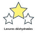 Levures déshydratées