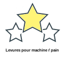 Levures pour machine ŕ pain