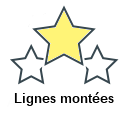 Lignes montées