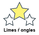 Limes ŕ ongles