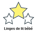 Linges de lit bébé