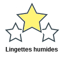 Lingettes humides