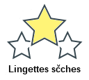 Lingettes sčches