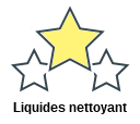 Liquides nettoyant