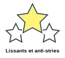 Lissants et anti-stries