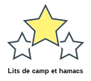 Lits de camp et hamacs