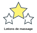 Lotions de massage