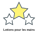 Lotions pour les mains