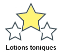 Lotions toniques