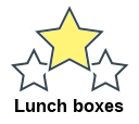 Lunch boxes