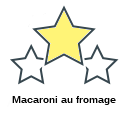 Macaroni au fromage