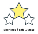 Machines ŕ café 1 tasse