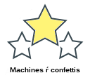 Machines ŕ confettis