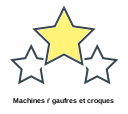 Machines ŕ gaufres et croques