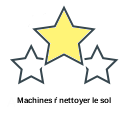 Machines ŕ nettoyer le sol