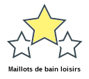 Maillots de bain loisirs