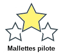 Mallettes pilote
