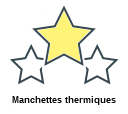 Manchettes thermiques