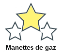 Manettes de gaz