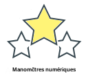 Manomčtres numériques