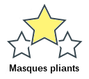 Masques pliants