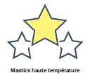 Mastics haute température