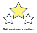 Matériaux de coachs et arbitres