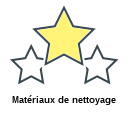 Matériaux de nettoyage