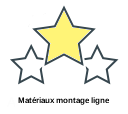 Matériaux montage ligne