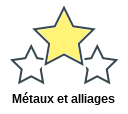 Métaux et alliages