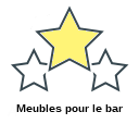 Meubles pour le bar