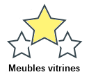 Meubles vitrines