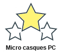 Micro casques PC