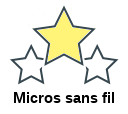 Micros sans fil