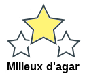 Milieux d'agar