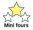 Mini fours