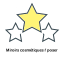 Miroirs cosmétiques ŕ poser