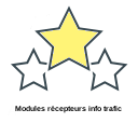 Modules récepteurs info trafic