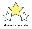 Moniteurs de studio