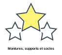 Montures, supports et socles